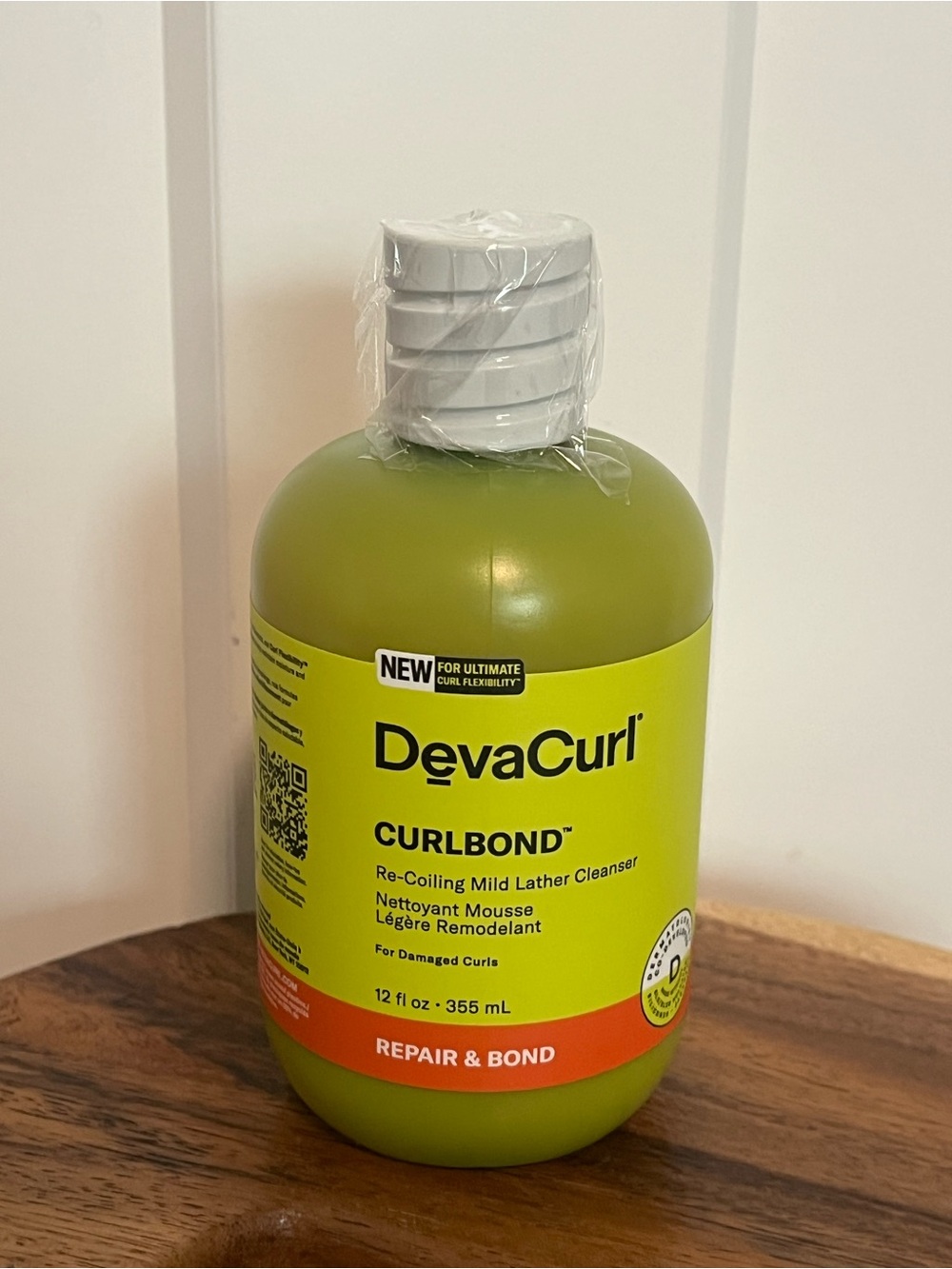 DevaCurl CurlBond Re-Coiling Cleanser - 12 oz new formula